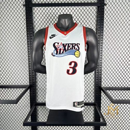 76Ers Retro White #3 Iverson