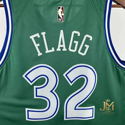 Mavericks Retro Green #32 Flagg