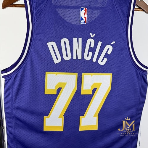 Lakers Jumpman #77 Doncic