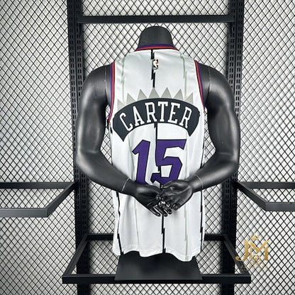 Raptors Retro White #15 Carter