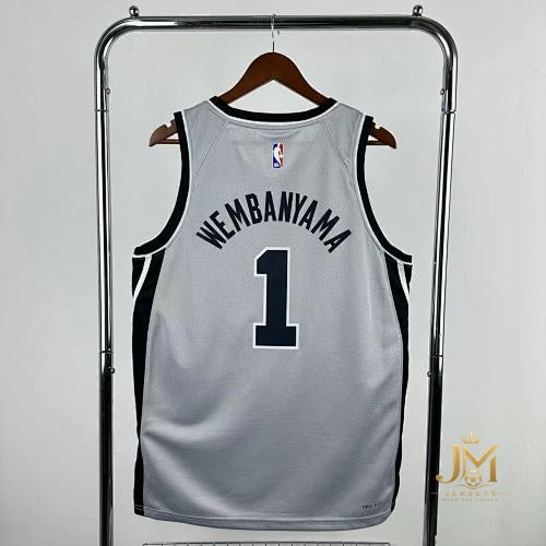 Spurs Limited Gray #1 Wembanyama