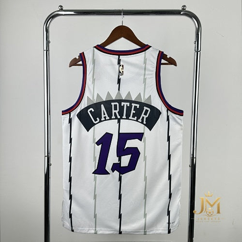 Raptors Retro White #15 Carter