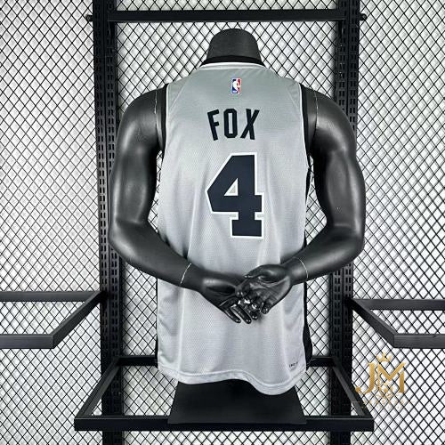 Spurs Limited Gray #4 Fox