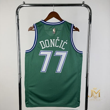 Mavericks Retro Green #77 Doncic