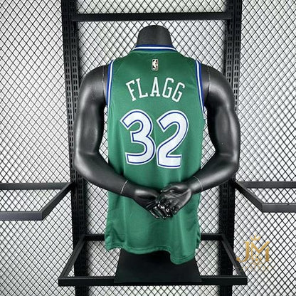 Mavericks Retro Green #32 Flagg