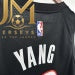 Trail Blazers Away Black #0 Lillard