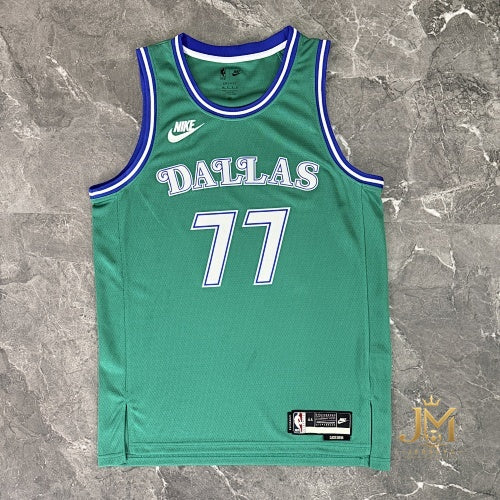 Mavericks Retro Green #77 Doncic