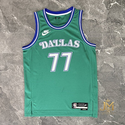 Mavericks Retro Green #77 Doncic