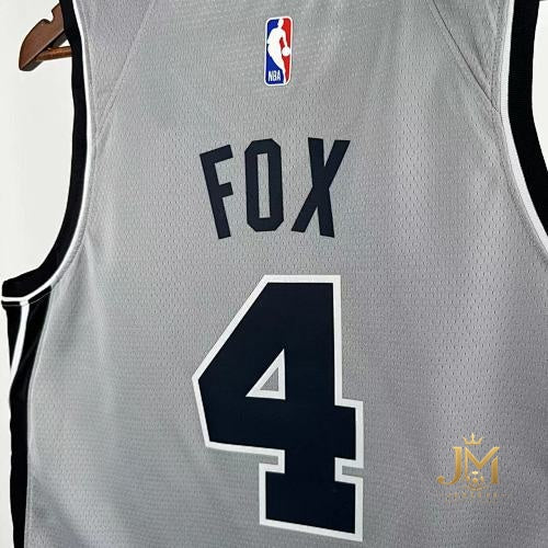 Spurs Limited Gray #4 Fox