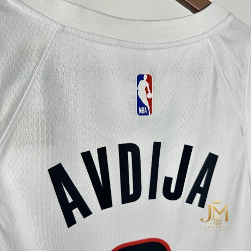Trail Blazers Home White #8 Achiuwa