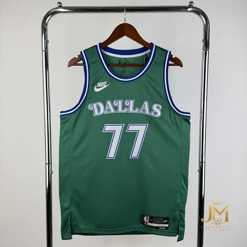 Mavericks Retro Green #77 Doncic