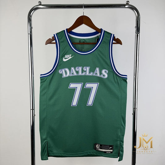 Mavericks Retro Green #77 Doncic