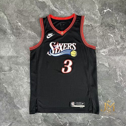 76Ers Retro Black #3 Iverson