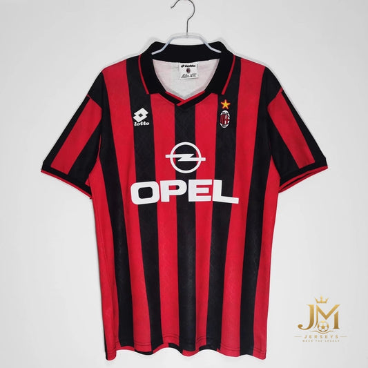 Ac Milan Retro Jersey Home 1995