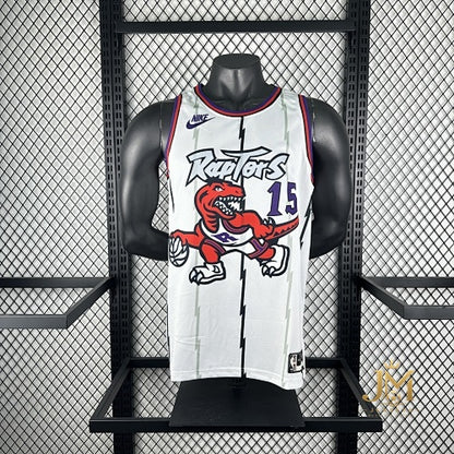 Raptors Retro White #15 Carter