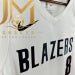Trail Blazers Home White #8 Achiuwa