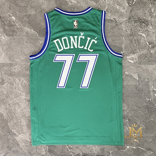 Mavericks Retro Green #77 Doncic