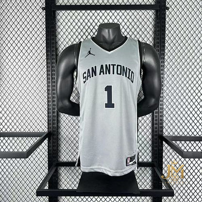 Spurs Limited Gray #1 Wembanyama
