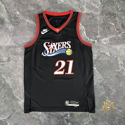 76Ers Retro Black #21 Embiid