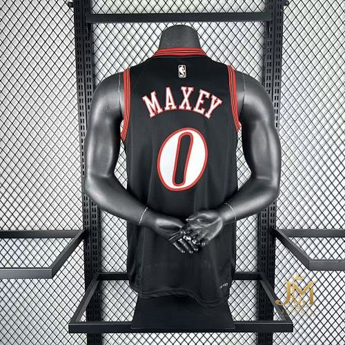 76Ers Retro Black #0 Maxey