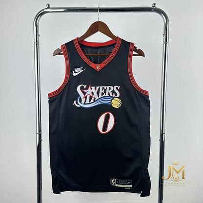 76Ers Retro Black #0 Maxey
