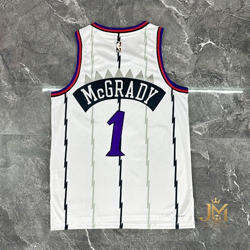 Raptors Retro White #1 McGrady