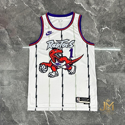 Raptors Retro White #1 McGrady