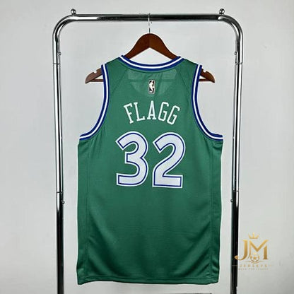 Mavericks Retro Green #32 Flagg