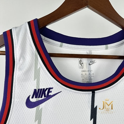 Raptors Retro White #15 Carter