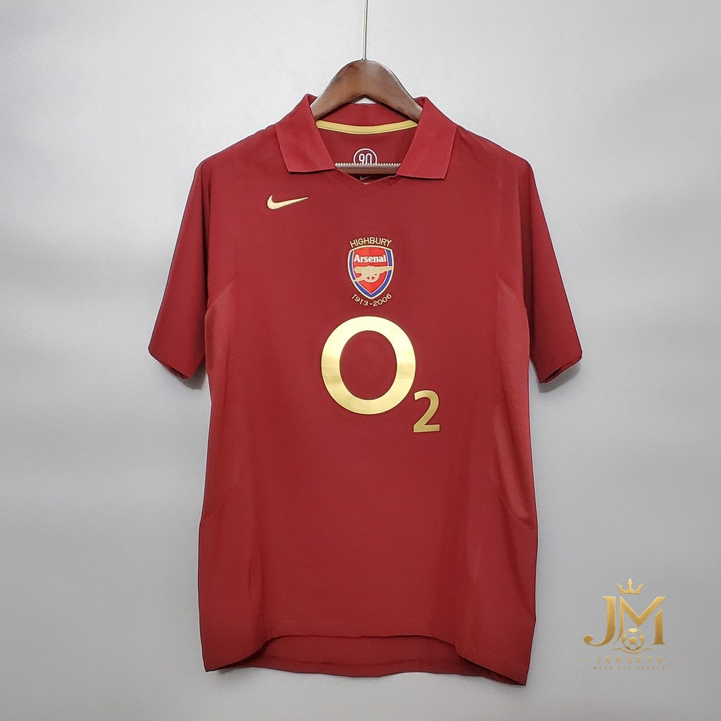 Arsenal Home Retro Shirt 2005