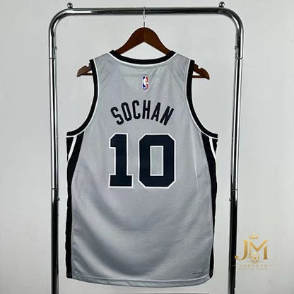 Spurs Limited Gray #10 Sochan