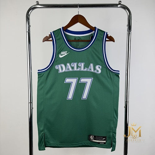 Mavericks Retro Green #77 Doncic