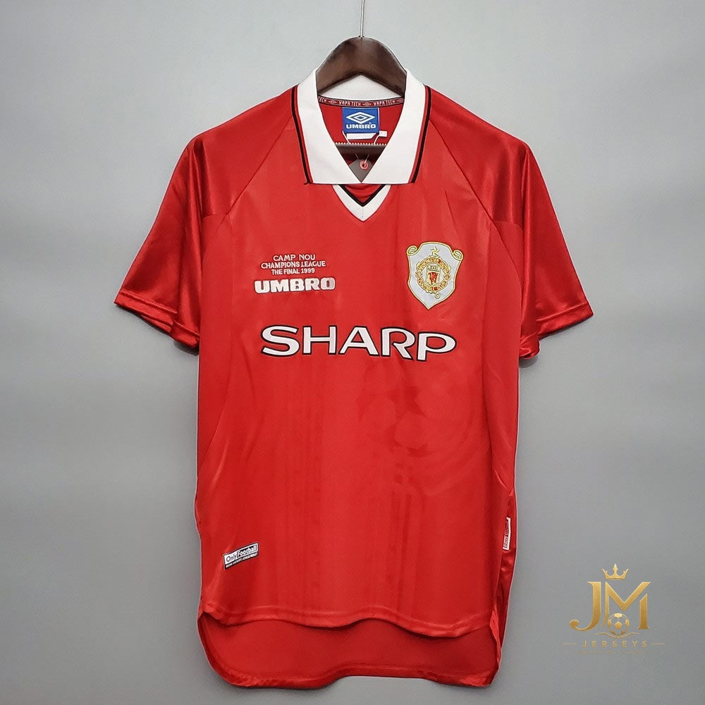 Manchester United Treble Ucl Final Retro Jersey 1998