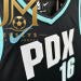 Trail Blazers City Edition #16 Johnsen