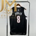 Trail Blazers Away Black #8 Achiuwa