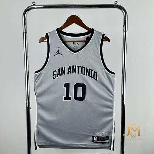 Spurs Limited Gray #10 Sochan