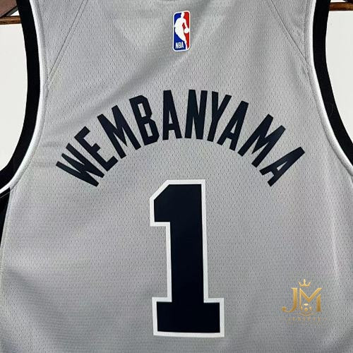 Spurs Limited Gray #1 Wembanyama