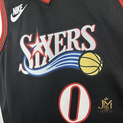 76Ers Retro Black #0 Maxey