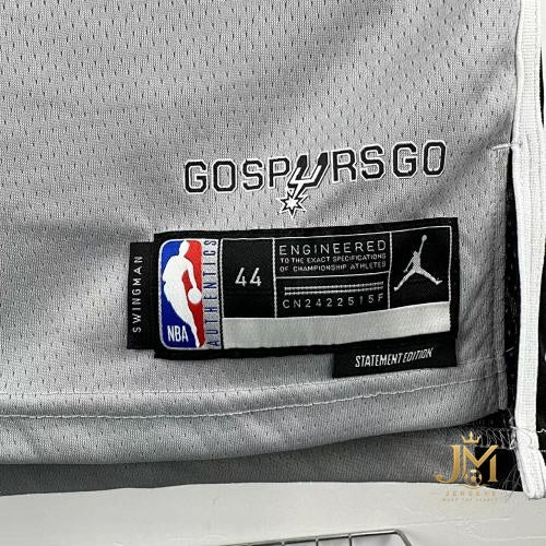 Spurs Limited Gray #10 Sochan