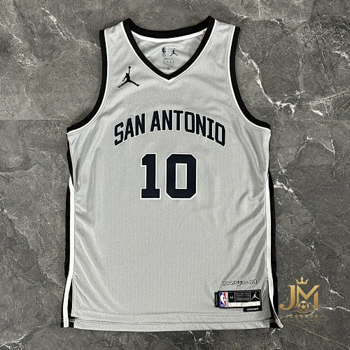 Spurs Limited Gray #10 Sochan