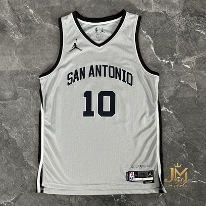 Spurs Limited Gray #10 Sochan