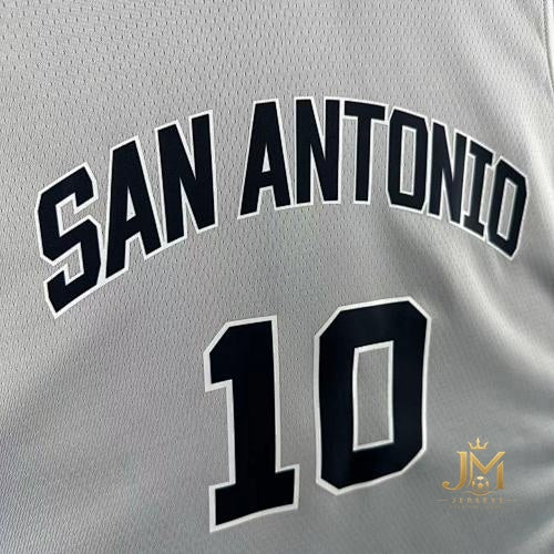 Spurs Limited Gray #10 Sochan
