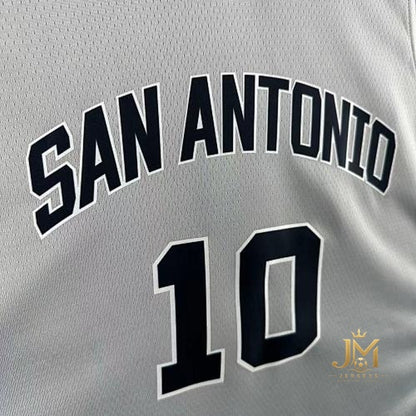 Spurs Limited Gray #10 Sochan