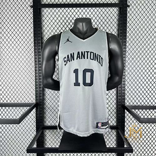 Spurs Limited Gray #10 Sochan