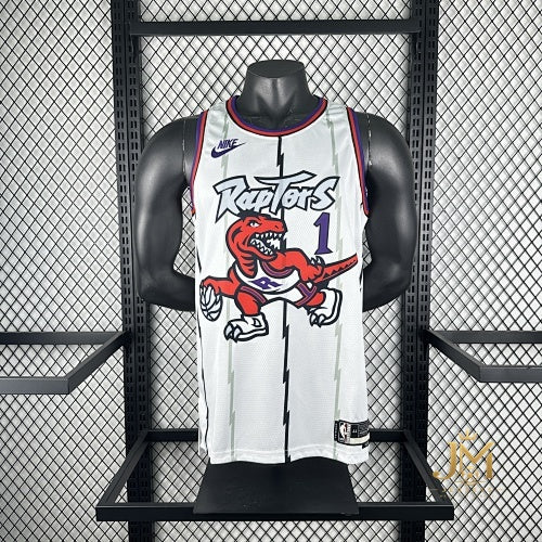 Raptors Retro White #1 McGrady